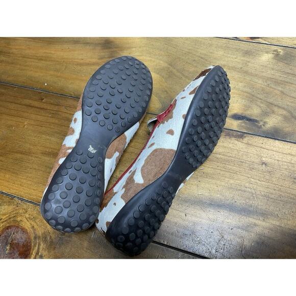 Vaneli Brown Cow Fur Leather Muki Slip-On Casual Shoe Women 7.5 - Picture 7 of 10